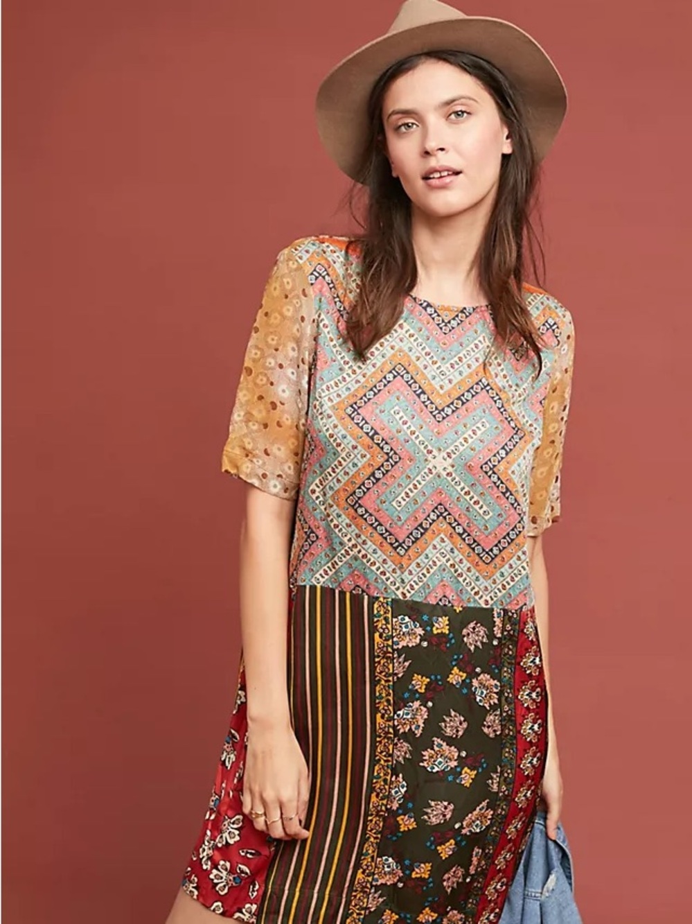 Tiny Patchwork Tunic Dress | Small